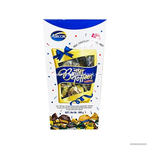 Kẹo Butter Toffees Chocolate 270g Hộp Xanh 